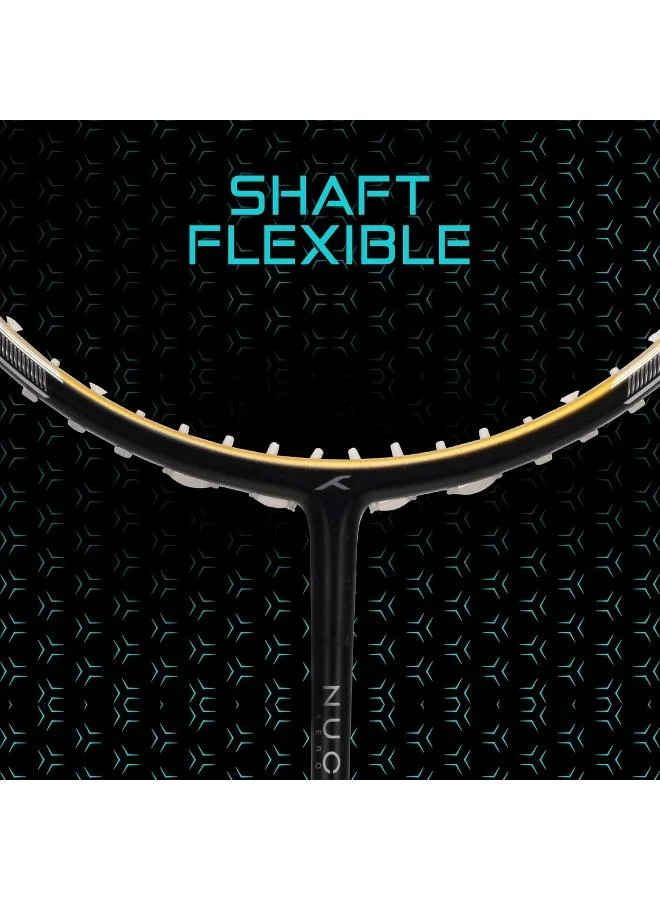 Hundred  Hundred Nuclear 78 Carbon Fibre Unstrung Badminton Racket With Full Racket Cover  | Best Price UAE