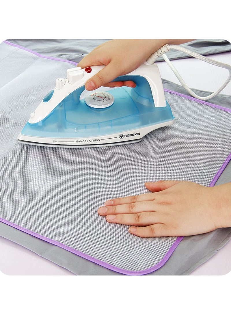 سونسر 5 قطع من قماش الكي الواقي، وسادة كيّ شبكية واقية مقاومة للحرارة لكوي الملابس (40 × 60 سم، لون عشوائي) - Image 3