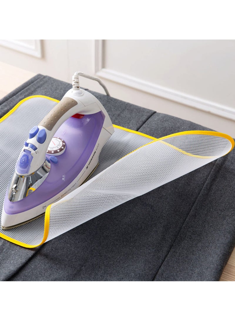 سونسر 5 قطع من قماش الكي الواقي، وسادة كيّ شبكية واقية مقاومة للحرارة لكوي الملابس (40 × 60 سم، لون عشوائي) - Image 5