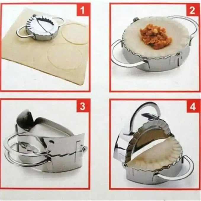 Caltero Caltero Stainless Steel Momos Dough Maker Automatic Dumpling Making Machine Murukku Moulder for Kitchen Accessories Item2024  - Image 3
