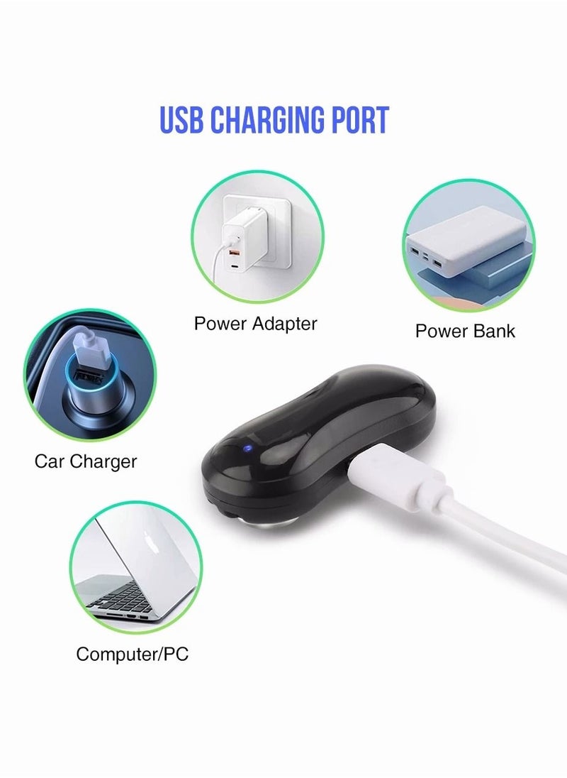 SYOSI - Smart Snore Stopper Device, Portable USB Snore Stopper with Pulse Assistance Technology, with Smart Sound Sensor Silence Working for Snoring People to Improve Sleep Quality, Snore Reducing Sleep Aids - Image 1