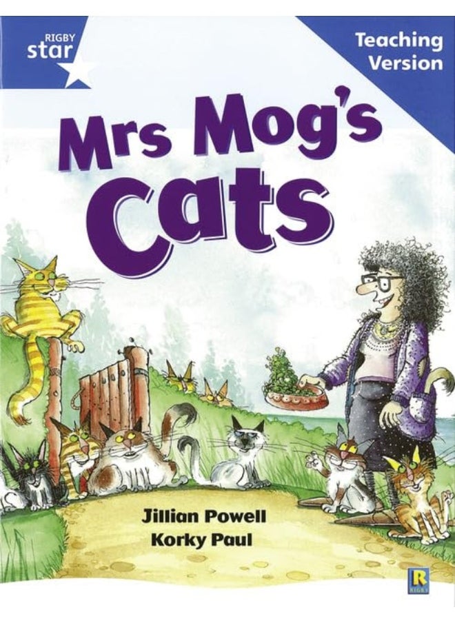 Rigby Star Guided Reading Blue Level: Mrs Mog's Cat Teaching Version 