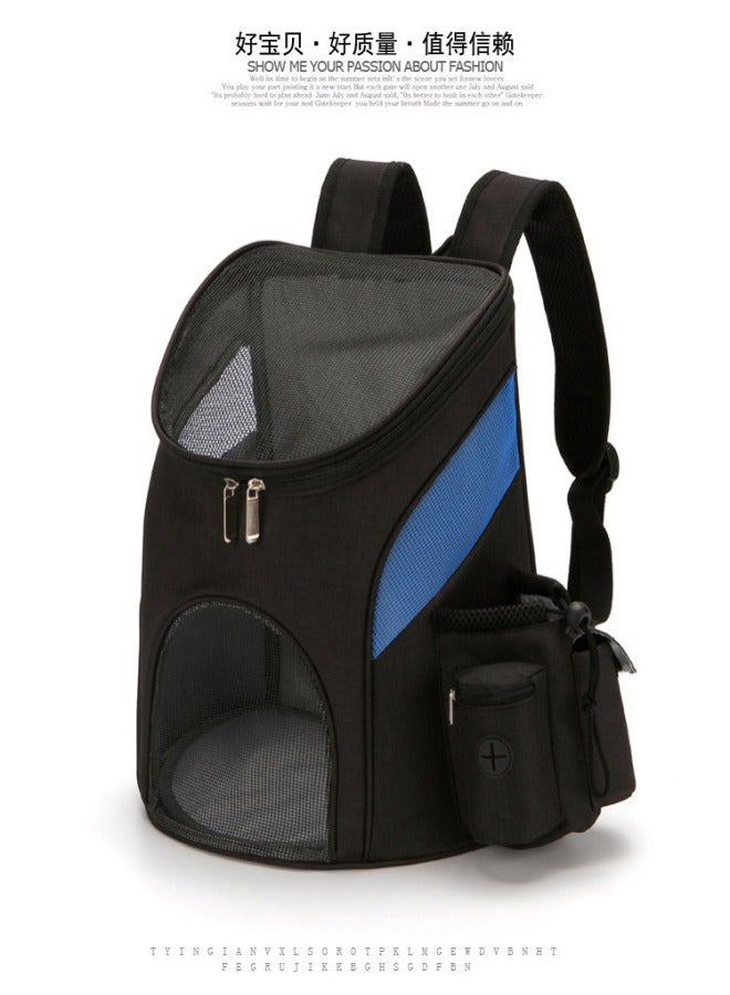 Convenient Pet Carrier Backpack For Small Cat and Dogs 3-Sides Mesh Ventilated Design Breathable Bag For Travel Outdoor - Image 3
