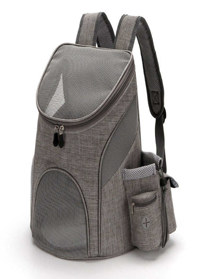 Convenient Pet Carrier Backpack For Small Cat and Dogs 3-Sides Mesh Ventilated Design Breathable Bag For Travel Outdoor - Image 2