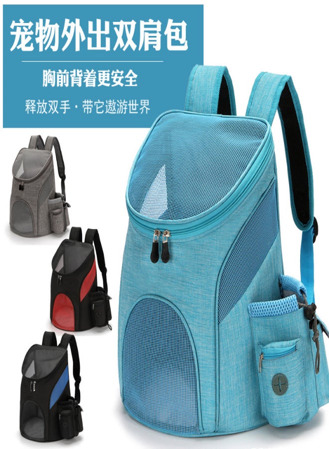 Convenient Pet Carrier Backpack For Small Cat and Dogs 3-Sides Mesh Ventilated Design Breathable Bag For Travel Outdoor - Image 4