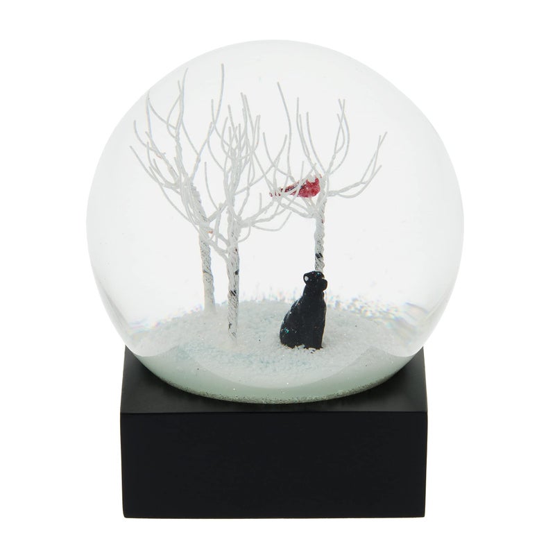 Black Lab in Woods Snow Globe by CoolSnowGlobes