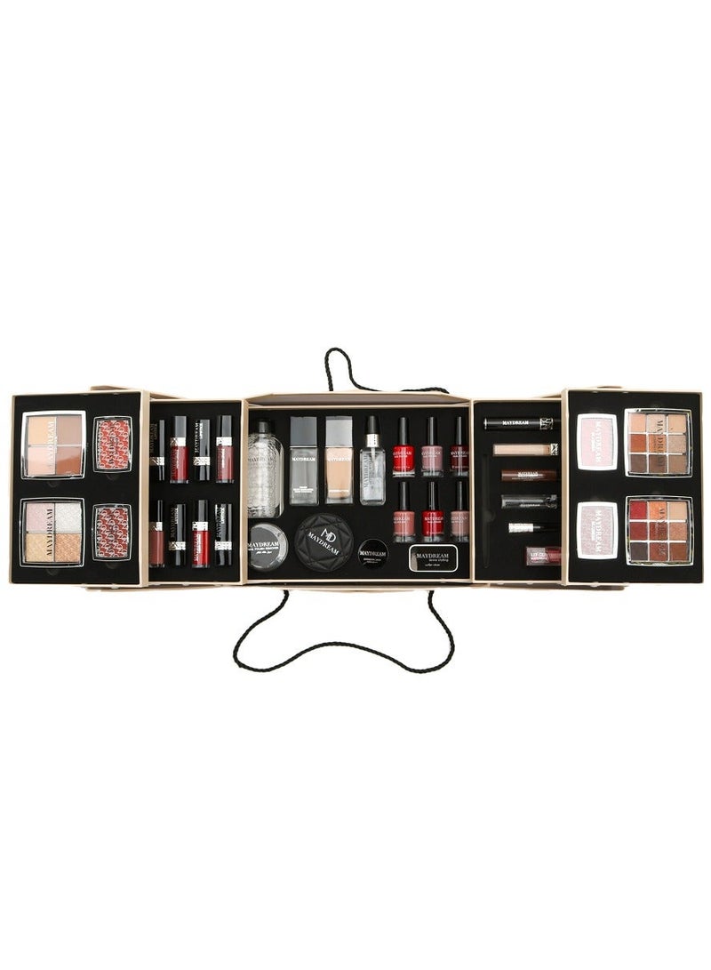 مي دريم طقم مكياج من MAYDREAM البيج جميع منتجات التجميل في علبة واحدة - Image 2
