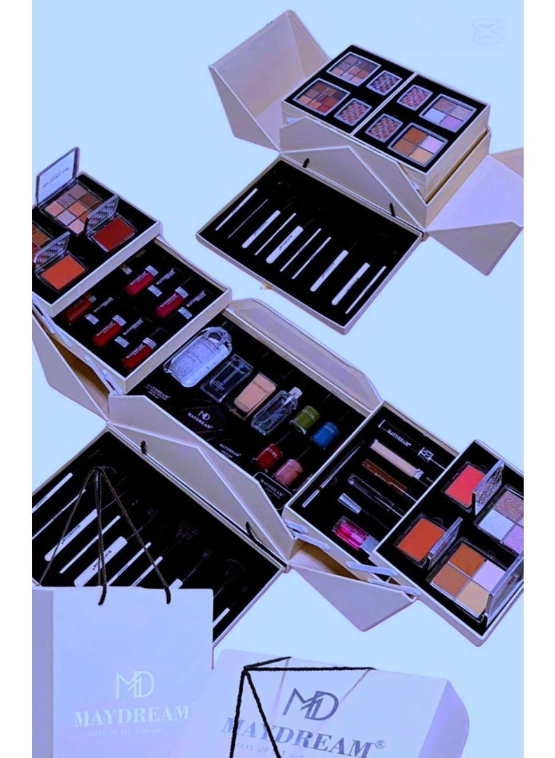 مي دريم طقم مكياج من MAYDREAM البيج جميع منتجات التجميل في علبة واحدة - Image 1