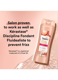 Suave Suave Shampoo and Conditioner Set, Keratin Infusion, Color Care -Keratin Hair Treatment, Detangler & Frizz Control, 12.6 Oz Ea (2 Piece Set)  - Image 5