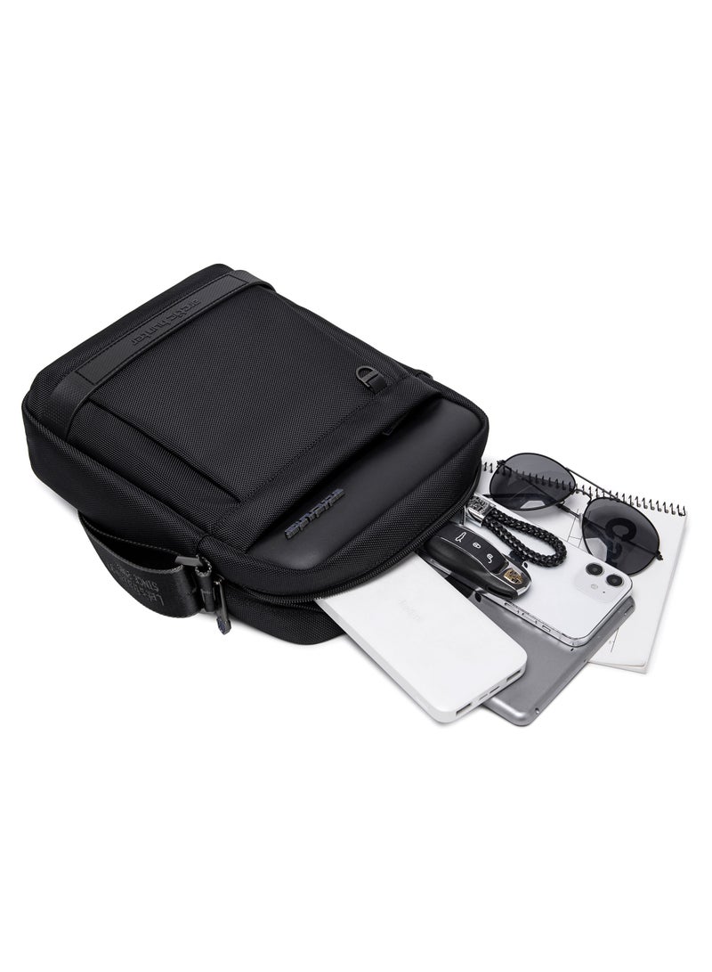ARCTIC HUNTER Sling Bag for Men Water Resistant Anti Theft Crossbody Daypack Bag for Travel Office Business K00162 Black  - Image 4