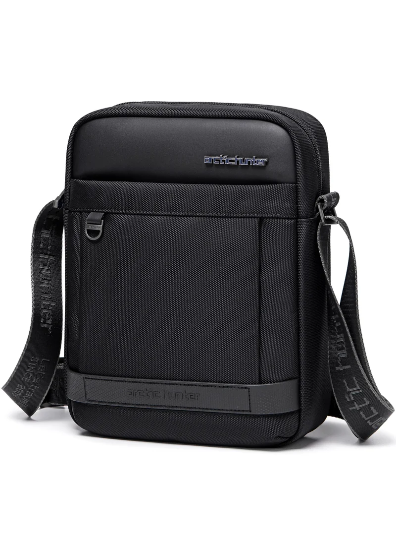 ARCTIC HUNTER sling bag for men water resistant anti theft crossbody daypack bag for travel office business k00162 black