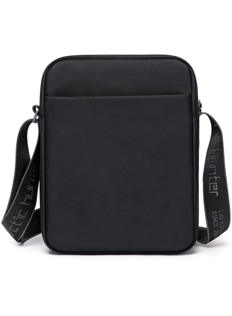 ARCTIC HUNTER sling bag for men water resistant anti theft crossbody daypack bag for travel office business k00162 black - Image 3