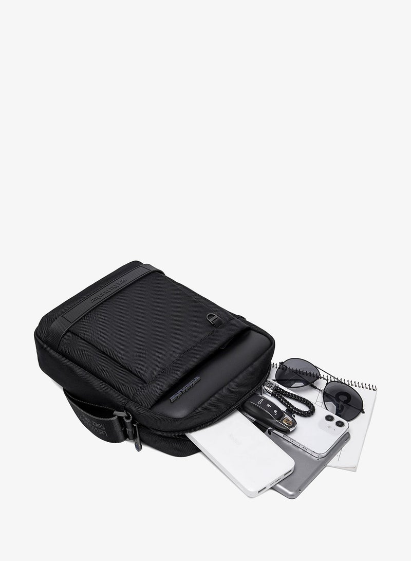 ARCTIC HUNTER sling bag for men water resistant anti theft crossbody daypack bag for travel office business k00162 black - Image 4