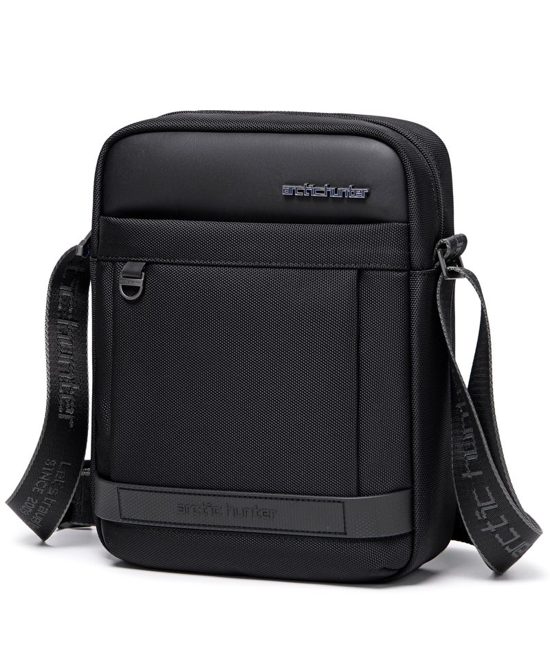 ARCTIC HUNTER Sling Bag for Men Water Resistant Anti-Theft Crossbody Daypack Bag for Travel Office Business, K00162, Black - Image 1