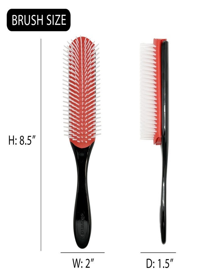 DONNA STYLING BRUSH LARGE 1PC Blowdry Brush Curly Hair, Hair Brush for Separating, Detangling, Shaping and Defining Wet Thick or Curly Hair, Glides Through Tangles with Ease - Image 5