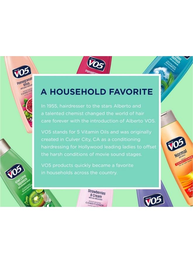 VO5 كريم بلسم حليب الترطيب 12.5 أونصة بالفراولة من Vo5 (عبوة من 2) - Image 5
