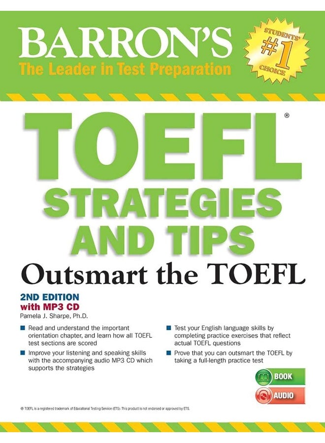 استراتيجيات ونصائح اختبار TOEFL مع أقراص MP3: تفوق على TOEFL iBT - Image 1