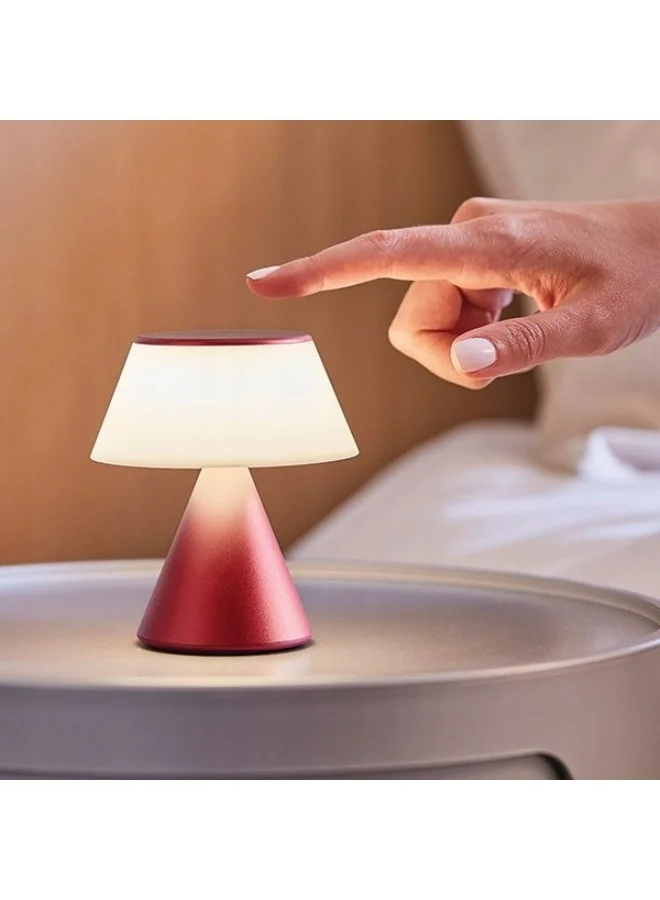 ليسكون مصباح لون أحمر داكن