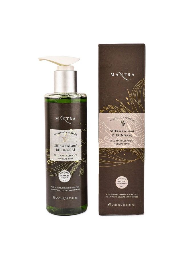 Mantra Herbal Shikakai And Bhringraj Mild Hair Cleanser For Normal Hair 250Ml. - Image 1