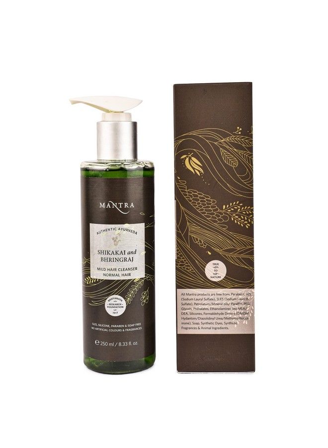Mantra Herbal Shikakai And Bhringraj Mild Hair Cleanser For Normal Hair 250Ml. - Image 3