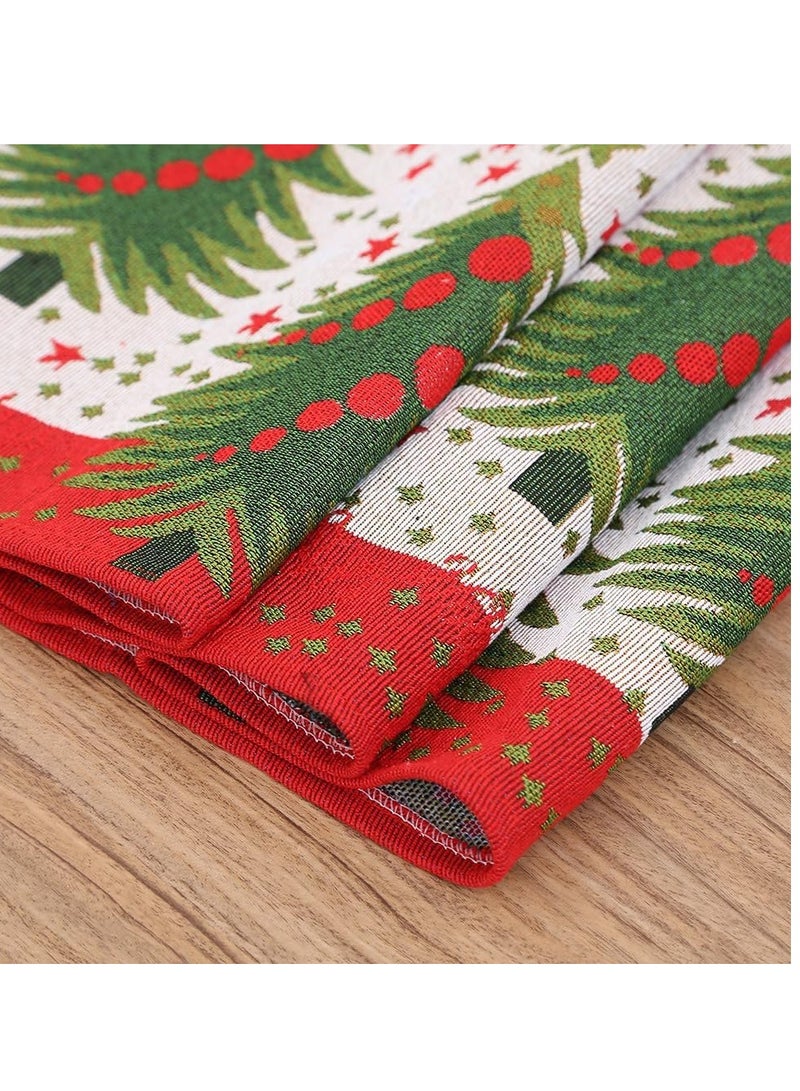 Vparty Christmas Table Runners, 71" x 14" Xmas Table Linens Christmas Dinner Table Runners for Dining Party Christmas Xmas Holiday Season Decorations  - Image 5