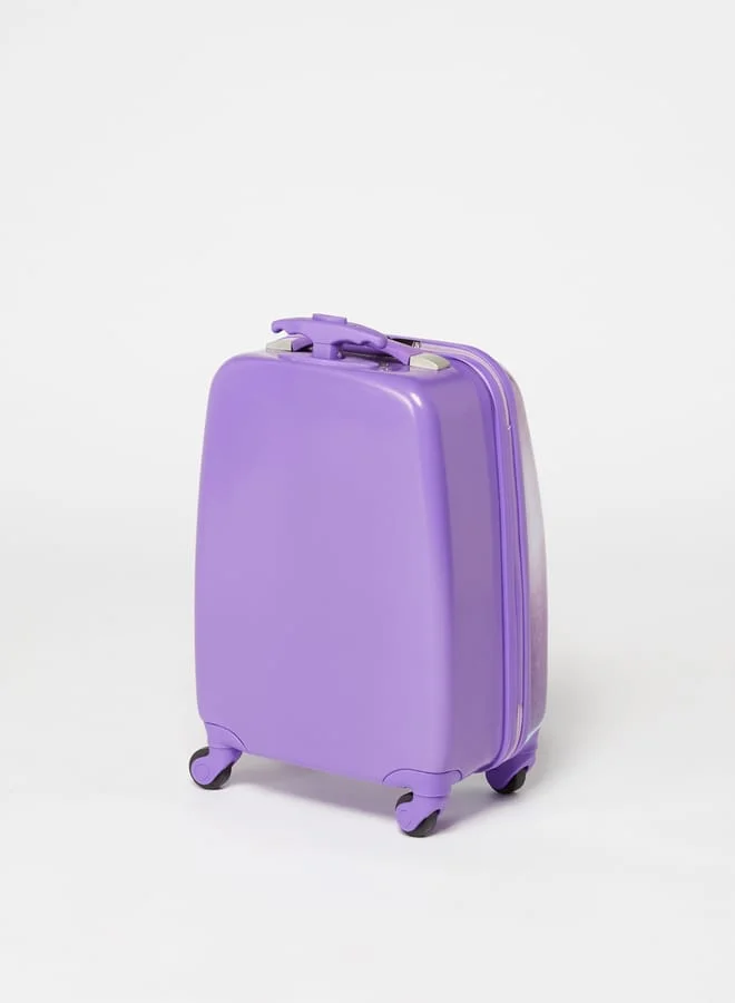 Disney Girls Frozen Print Hardcase Trolley Bag with Retractable Handle