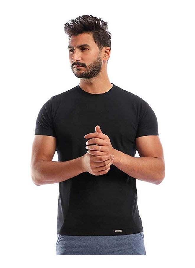 COTTONIL Basic Round Neck Short Sleeve Undershirts
