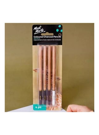 Mont Marte Charcoal Pencils - Coloured Set of 4 Pieces - pzsku/Z44EA97BF4C986FA9B14CZ/45/_/1697985492/a7ae643a-eef2-45b0-8a23-4b8cdb85b29d