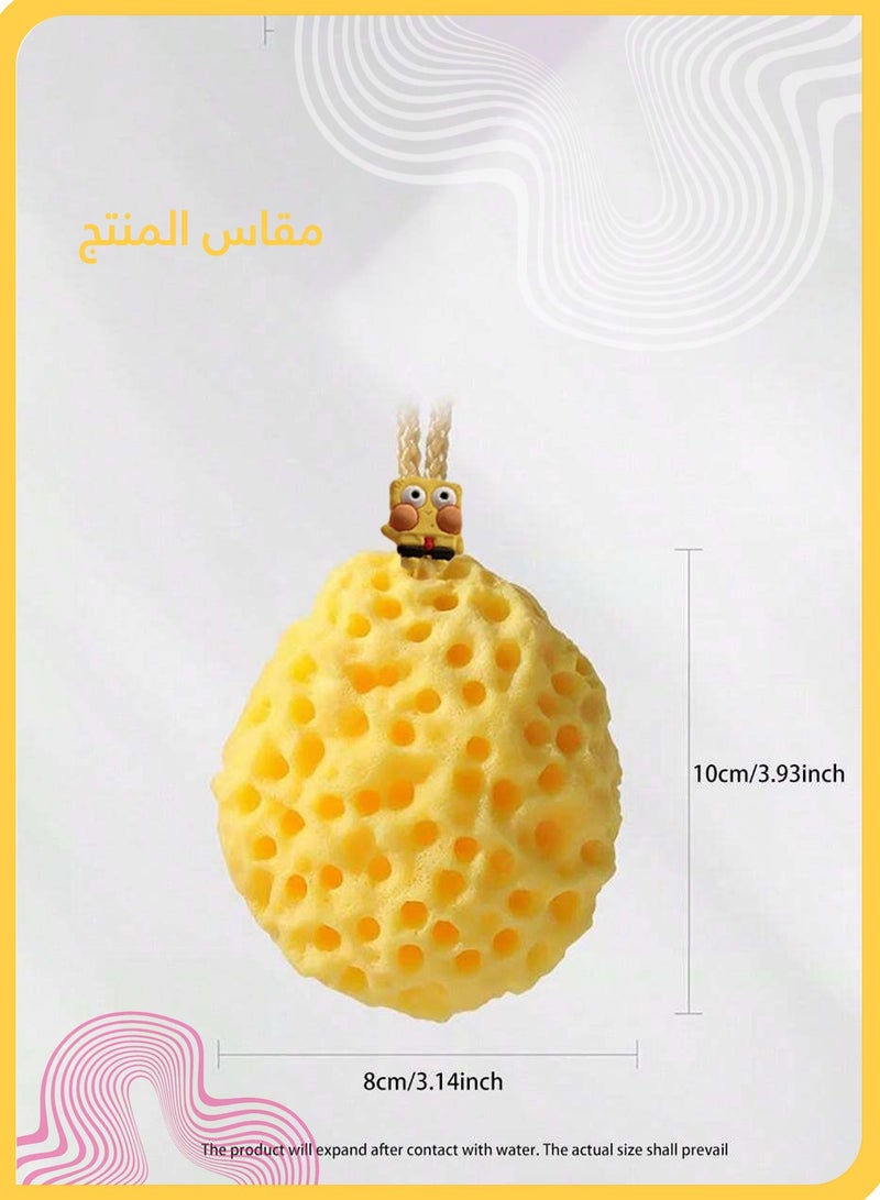 شي آند ليتل إسفنجة حمام ناعمة للأطفال، كرة استحمام فقاعية لطيفة، تنظيف لطيف وتقشير، صديقة لبشرة الأطفال، تجعل وقت الاستحمام ممتعًا  - Image 5