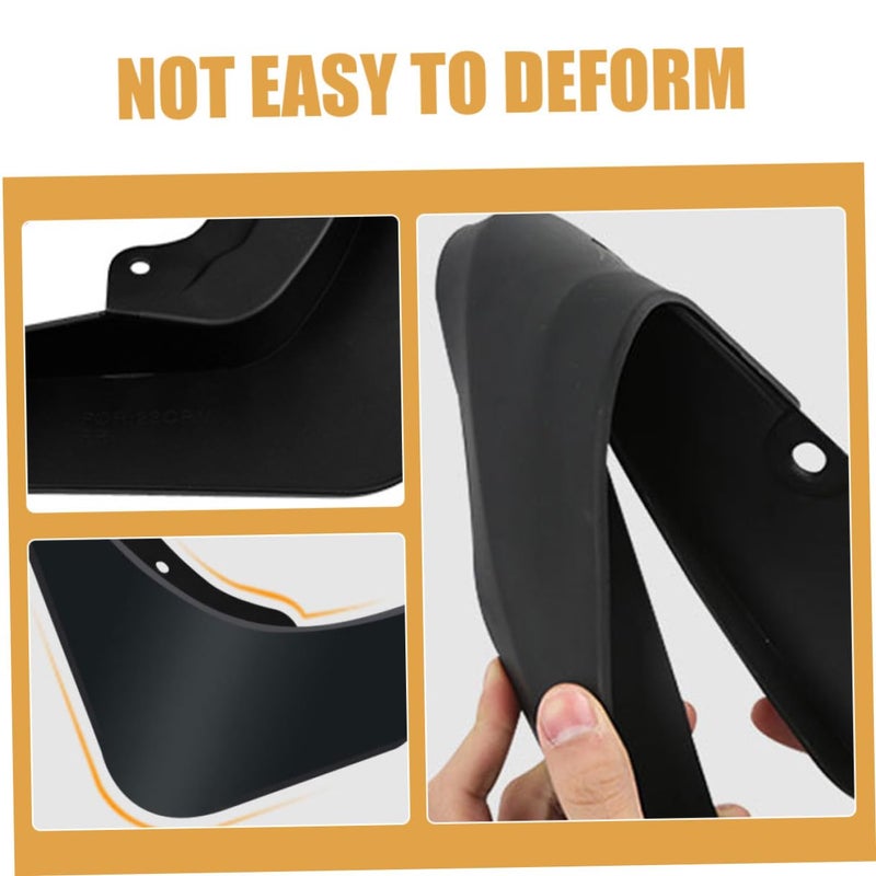 4Pcs Soft Mud Flaps For SUV Front Rear Wheels Splash Guards For Off Road And Daily Driving - Image 4