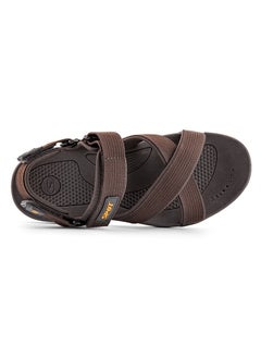 spot SPOT Men Casual Sandals Max-Grip Ankle-Strap SS-1902 Brown  - Image 5