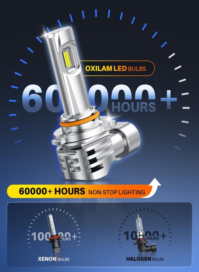 OXILAM H11 9005 Light Bulbs Combo, 96000LM 1000% Brighter 6500K Cool White Light, H11-H9-H8 9005-HB3 Fog Light DRL Replacement 1:1 Size, Wireless Design, IP68 Waterproof, Pack of 4 - Image 2