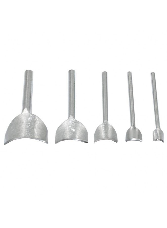 DGOL 5 Sizes Leather Arch Curve Cutter Craft Strap Belt DIY Arc Flatter Curve End Corner Plated Cutting Punch Tool Kit - Image 1