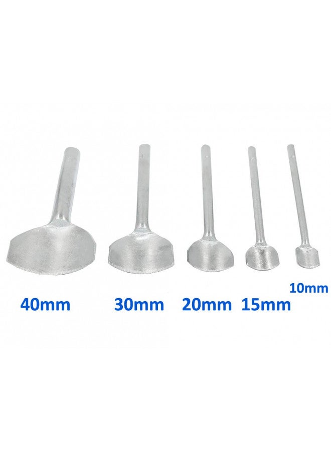 DGOL 5 Sizes Leather Arch Curve Cutter Craft Strap Belt DIY Arc Flatter Curve End Corner Plated Cutting Punch Tool Kit - Image 2
