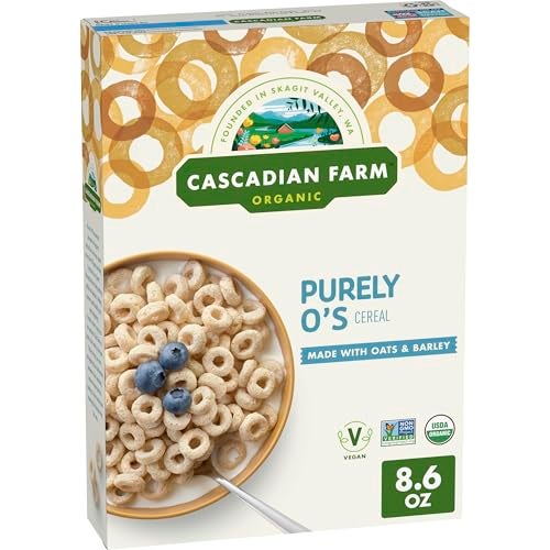 Cascadian Farm Organic Purely Os Cereal Made with Oats and Barley Vegan 86 oz - Image 1