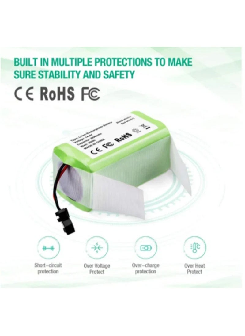 Aikanbo - 2800mAh Replacement Battery Compatible for Eufy RoboVac and Evovacs Deebot - Image 1