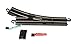 Bachmann Trains SnapFit EZ TRACK REMOTE TURNOUT RIGHT 1card STEEL ALLOY Rail With Black Roadbed HO Scale - Image 3