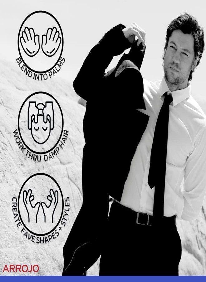 ARROJO Defining Hair Cream - Hair Styling Cream to Add Texture & Definition - Forming Cream w/Beeswax & Lanolin Wax - Hair Products for Men & Women for All Hair Types (1.7 oz) - Image 5