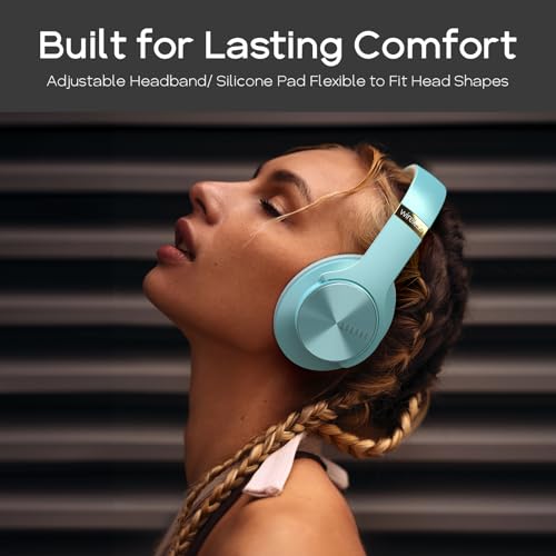DOQAUS Bluetooth Headphones Over Ear 90H Playtime 3 EQ Modes HiFi Audio ENC Mic Reinforced Durable Frame Soft Earpads for Extended Wear Phone PC Travel - Image 3