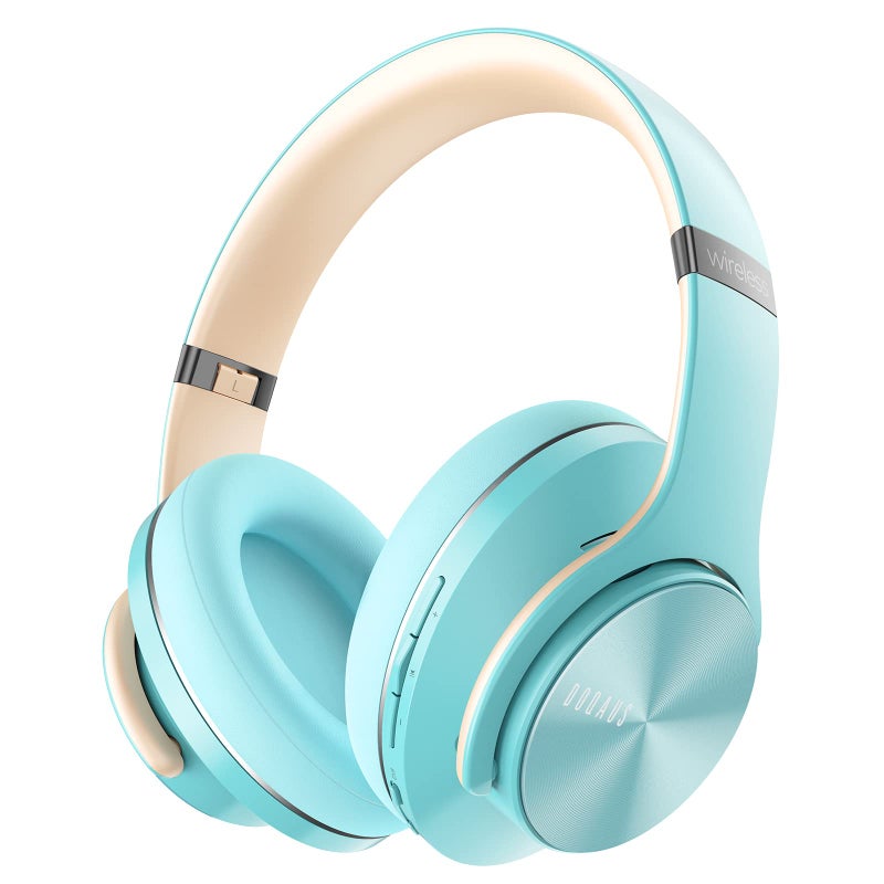 DOQAUS Bluetooth Headphones Over Ear 90H Playtime 3 EQ Modes HiFi Audio ENC Mic Reinforced Durable Frame Soft Earpads for Extended Wear Phone PC Travel - Image 2