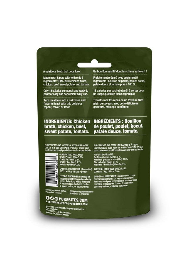 PureBites Chicken & Beef Broths for Dogs, only 5 Ingredients, case of 18 - Image 2