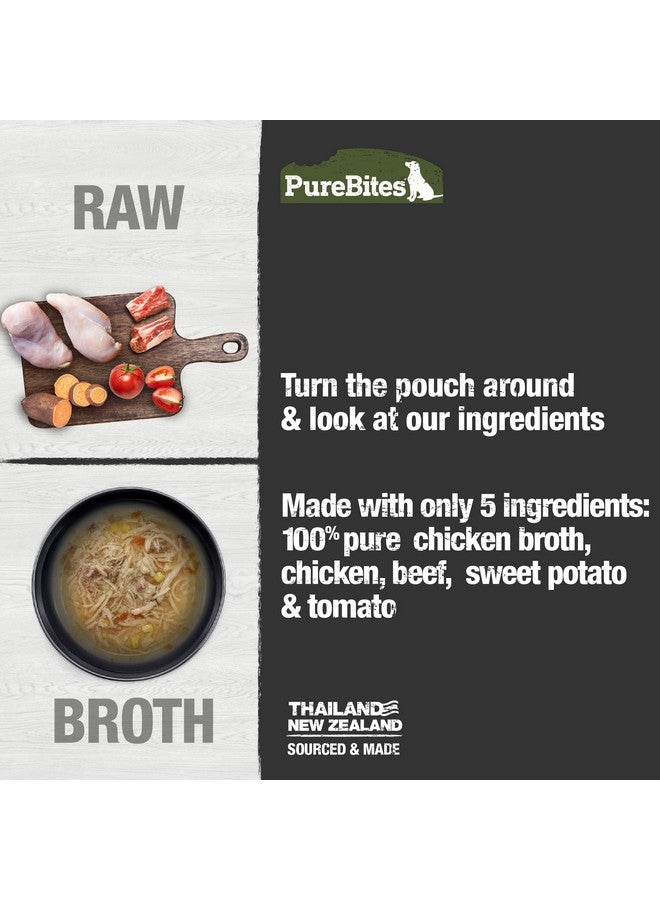 PureBites Chicken & Beef Broths for Dogs, only 5 Ingredients, case of 18 - Image 3