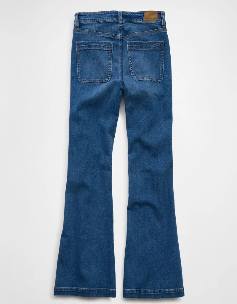 American Eagle  AE Next Level Super High-Waisted Flare Jean for Women | Best Price UAE