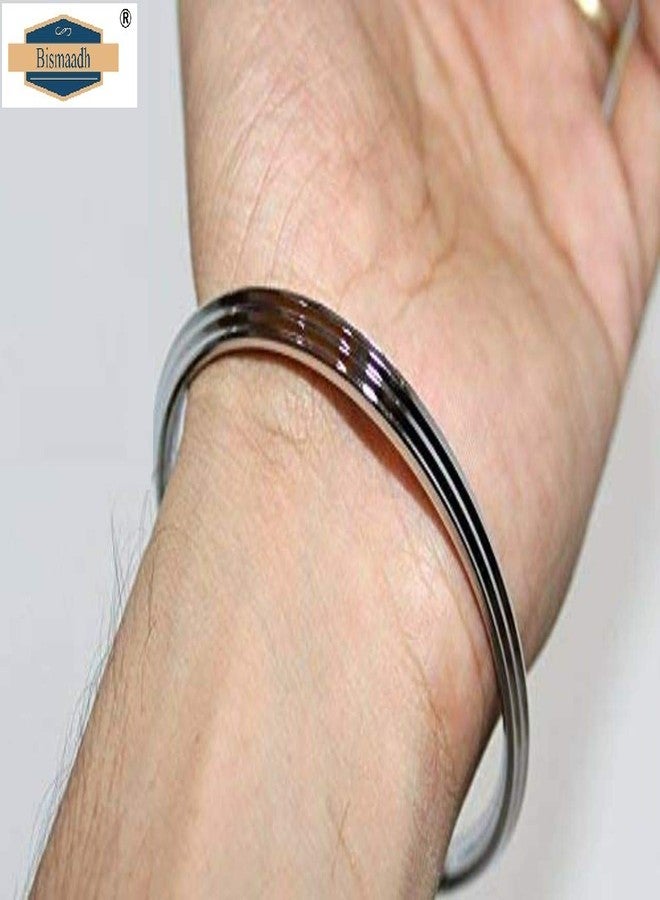 Bismaadh Stainless Steel Braclet For men 0.3 cm Thick - Image 2