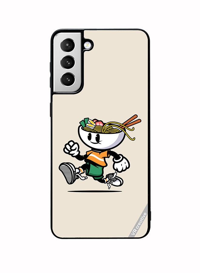 VR CREATIVE Protective Case Cover For Samsung Galaxy S22 Plus 5G Ramen Cartoon Design Multicolour - Image 1