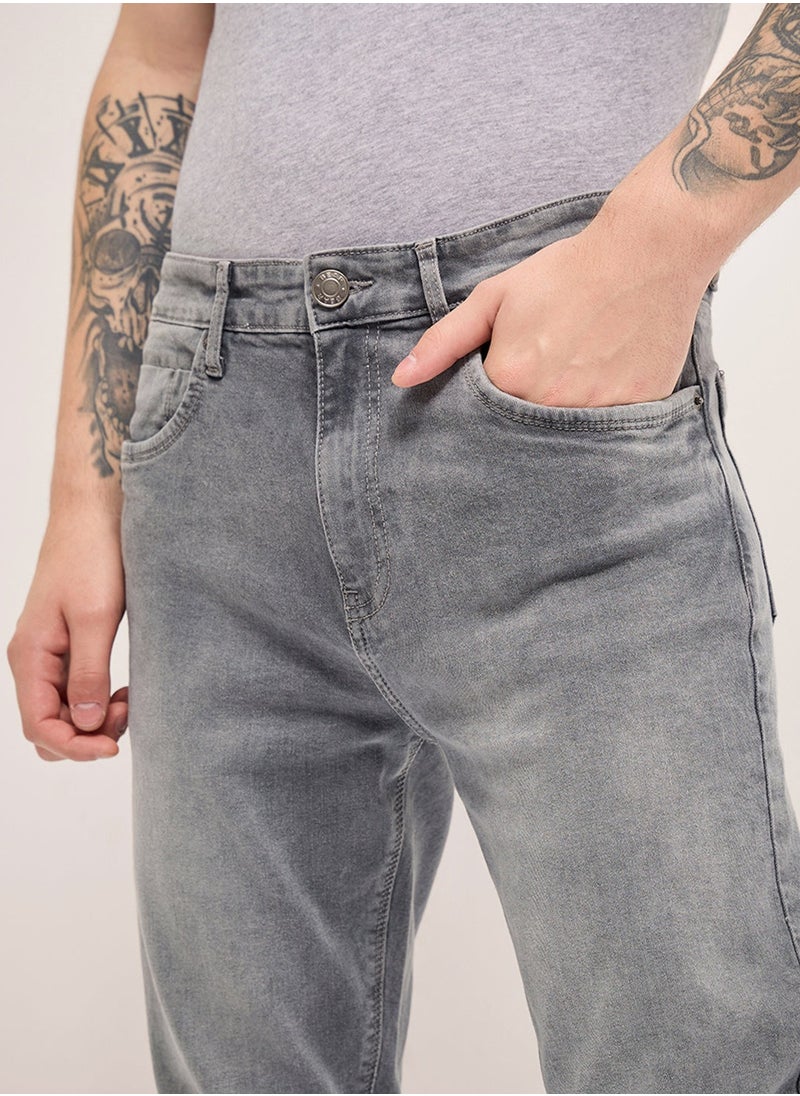 THE BEAR HOUSE - Men’s Jeans Lightweighted & Comfortable, Perfect for Casual Wear, Ideal for Everyday & Summer Wear - Image 1
