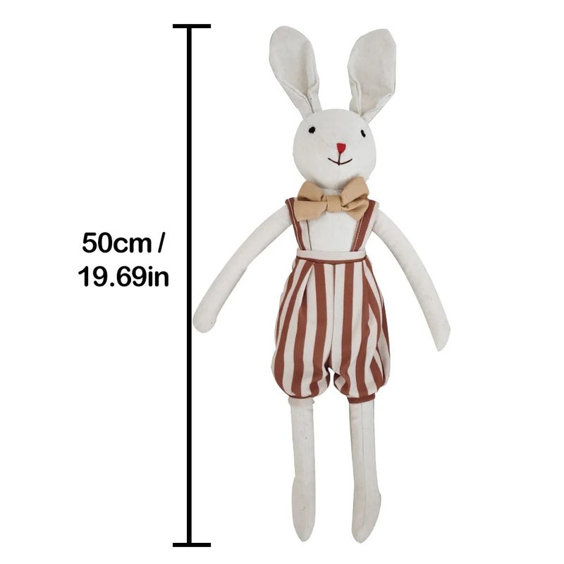 Y&D 50CM Cute Long Ears Plush Rabbit Doll Soft Baby Toy for Sleep Appeasing Soft Stuffed Animal Birthday Gift for Children - Image 1