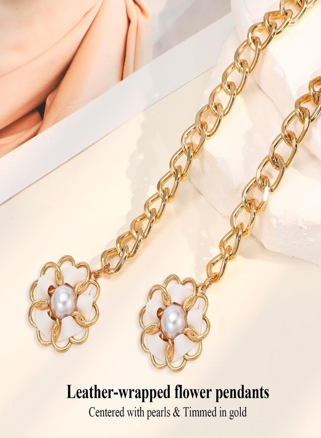 سوزدي أحزمة سلسلة جلدية من SUOSDEY للنساء، أحزمة سلسلة للخصر مناسبة للجينز والسراويل والفساتين - Image 3