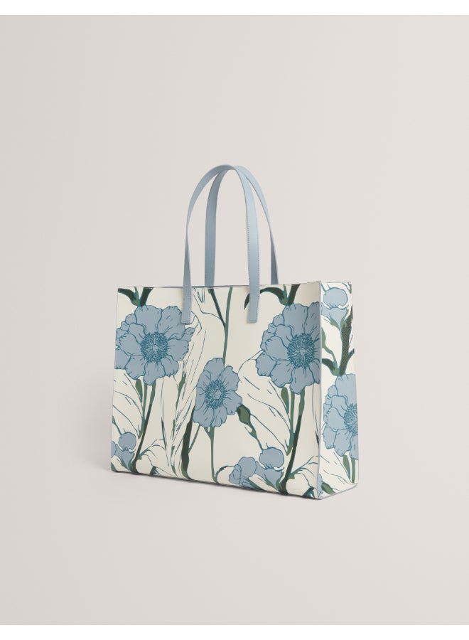Ted Baker Floral Print Extra Large Icon Bag - Image 4