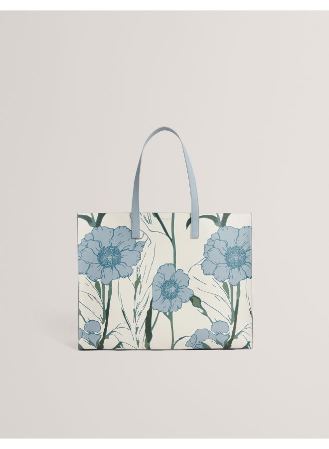 Ted Baker Floral Print Extra Large Icon Bag - Image 1